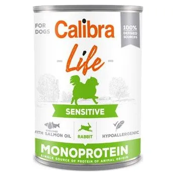 Krmivo pro psa Calibra Dog Life Sensitive Monoprotein Rabbit 6x400g