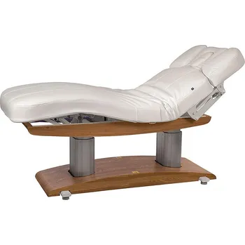 Masážní křeslo Masážní lehátko Wellness - TROCH světlá s vyhříváním