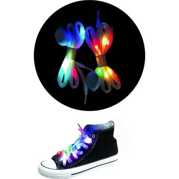 LED svítící tkaničky pětibarevné