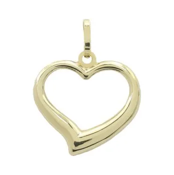 Přívěsek Zlatý přívěsek srdce