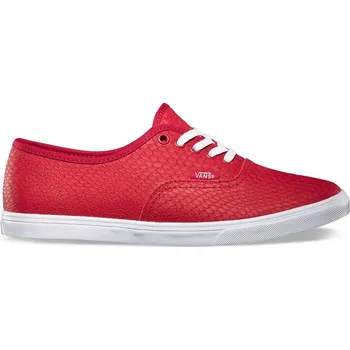Dámské tenisky VANS boty - Authentic Lo Pro (Embossed Snake) Chili Pepper (8KU)