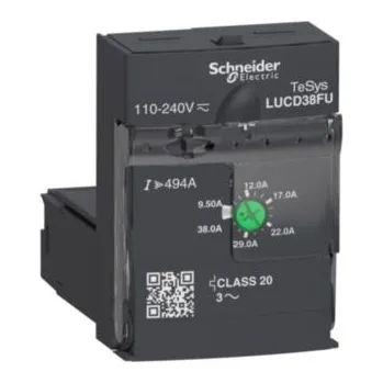 Řídící jednotka LUCD38FU TeSys U rozšířená řídicí jednotka 9,5-38A 110-240V AC, tř. 20, Schneider electric