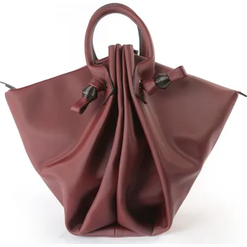 Kabelka Ascopera dámská kabelka Curvo; vínová