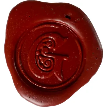 Pečeť Pečetidlo motiv Písmena abecedy Písmenka abecedy: G