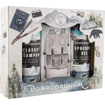 Kosmetická sada Bohemia Dárkové balení Dobrodruhům, Gel, šampon, a mýdlo