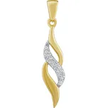 Přívěsek Venezia ze žlutého zlata s čirými zirkony