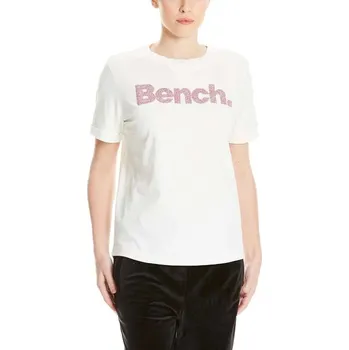 Dámské tričko BENCH triko - Core Logo T-Shirt August Snow White (WH11210)