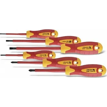 Šroubovák Sada izolovaných elektrikářských šroubováků Högert, 6 ks HT1S996