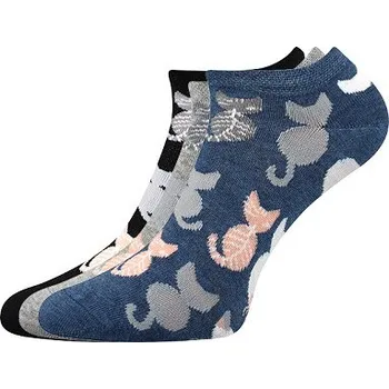 Dámské ponožky Boma Piki 54 - balení 3 různé páry 26-28 (39-42) mix A