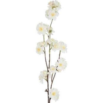 umělá květina Dekorační umělá větvička s krémovými květy Kersenboom - 77,5 cm