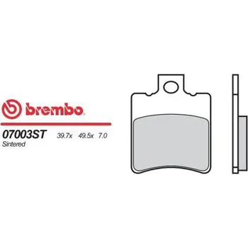 Brzda pro motocykl Přední brzdové destičky Brembo Piaggio 50 NRG POWER DD 2005 - směs OEM
