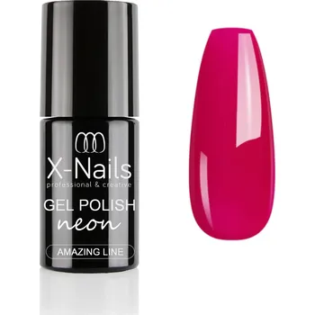 Přípravek na nehty X-NAILS gel lak Amazing Line, 5 ml - NEON PINKY (Neonový gelový lak Neon Pinky)