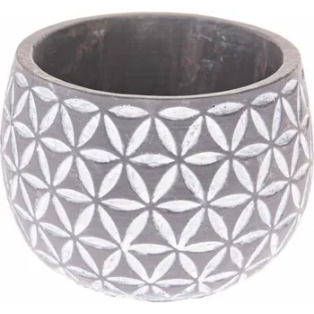 Biokrb Betonový obal na květináč Canarias, 15,5 x 11 cm, šedá