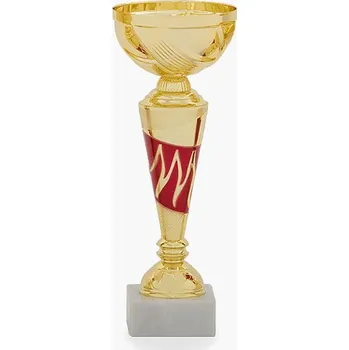 Cinkili Pohár C23109 zlatý/červený Označení: A, Výška: 31 cm, Průměr: 140 mm