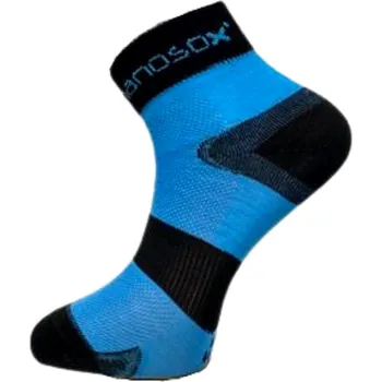 Pánské ponožky nanosox SPORT CYKLON ponožky .47-48 .černo-azurová