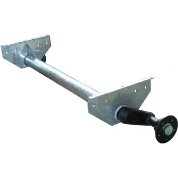 Přívěs k motorovému vozidlu Náprava KNOTT G 13 (1350 kg) b=1214 mm, c=1562 mm, 112x5, patky 159, Sacher