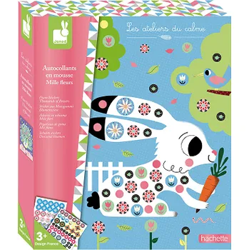 Desková hra Penové nálepky Kvety Maxi