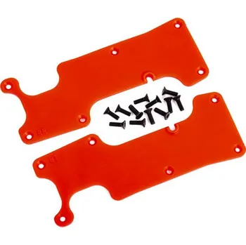 RC vybavení Traxxas kryt zadního ramene červený (levý a pravý)