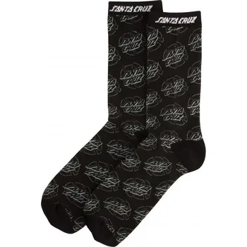 Pánské ponožky SANTA CRUZ ponožky - Broken Dot Sock Black (BLACK)