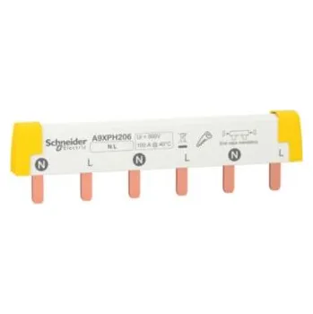 Jistič A9XPH206 ACTI 9 propojovací lišta 2P 100A 6 modulů,Schneider Electric