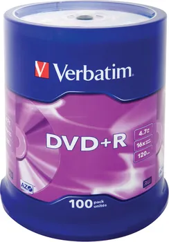 Verbatim DVD+R 100 ks (43551)