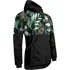 Dámská softshellová bunda Unuo Street softshellová bunda černá/listy a větvičky