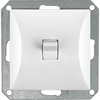 Stavebniny Timex Vypínač RETRO modul č.1 bílý