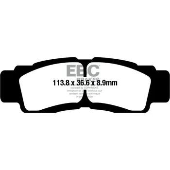 Autodíl Brzdové destičky EBC FA676TT