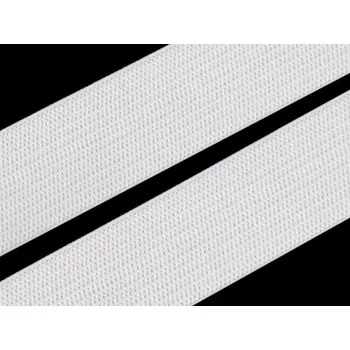 Pruženka šíře 20 mm galonová bílá POL, barva Bílá