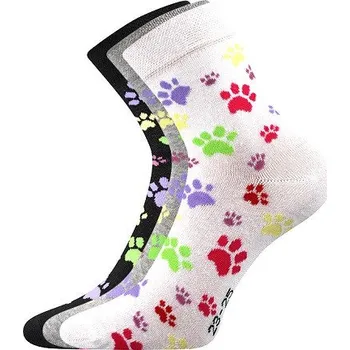 Pánské ponožky Ponožky Boma Xantipa 50 - balení 3 páry v barevném mixu 23-25 (35-38) mix B