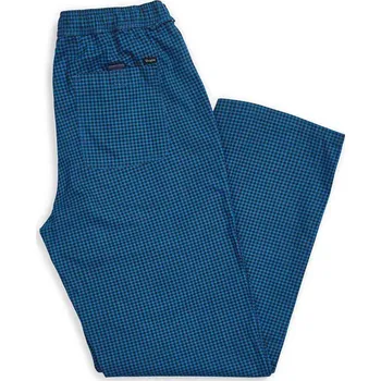 Pánské kalhoty BRIXTON kalhoty - Steady Elastic Wb Pant Royal Blue Gingham (RBLGI)
