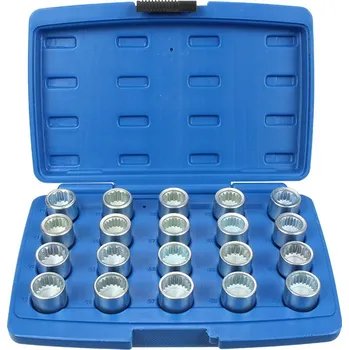 Autodílna Condor hlavice na bezpečnostní šrouby kol VW / Audi / Porsche, sada 20 dílů - 100-06754