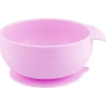 Chicco Silikonová miska s přísavkou 6 m+ Růžová