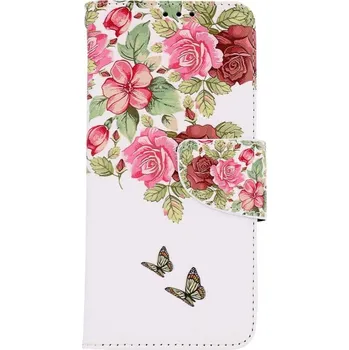 Pouzdro na mobilní telefon Pouzdro Xiaomi Redmi Note 11 knížkové Něžné květy (kryt neboli obal na Xiaomi Redmi Note 11)