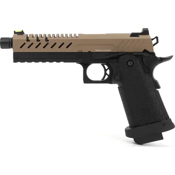 Airsoftová zbraň Vorsk Airsoftová pistole Hi-Capa 5.1, GBB - TAN závěr