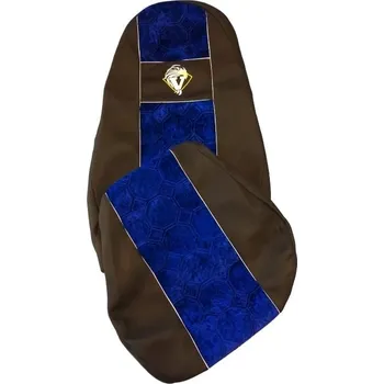 Potah sedadla Autopotahy textilní pro VOLVO FH od 2008, černo-modrá barva (č. 120)