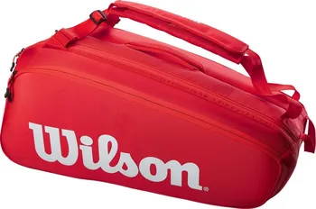 Tenisová taška Wilson Super Tour 9 Pack červený