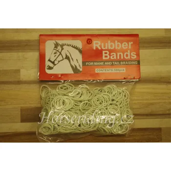 Pro koně Umbria Gumičky na hřívu a ocas Barva: Červená