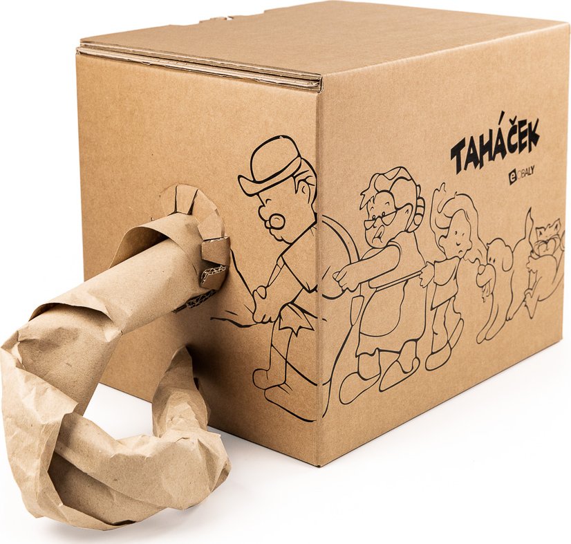Papírová výplň v boxu Taháček, 80 g/m2, 455 bm