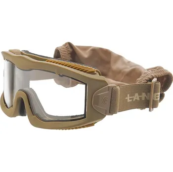 Airsoft Lancer Tactical Ochranné brýle AERO Series Thermal, TAN - čiré