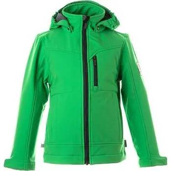 Dětská softshellová bunda Huppa Akiva classic green velikost 122