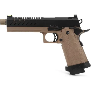 Airsoftová zbraň Vorsk Airsoftová pistole Hi-Capa 5.1, GBB - černo-TAN