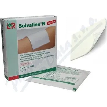 Kompres Komprese Solvaline N spec.savá steril.10x10cm 10ks