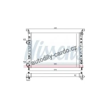 Chladič motoru Chladič motoru NISSENS 61684
