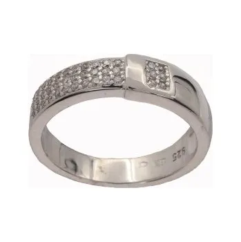 Prsten Stříbrný prsten s kamenem