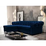 Rohová sedací souprava Valentino modrá