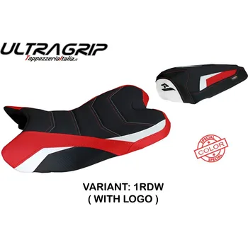Moto sedlo TPZ Italia potah sedla Yamaha R1 (09-14) Balsas special color ultragrip model potah sedla: bez loga 1RDW (red-white)