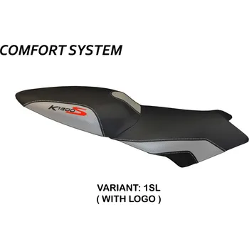 Moto sedlo TPZ Italia Potah sedla BMW K 1300 S (12-16) Lariano 2 comfort model potah sedla: bez loga 1SL (silver)