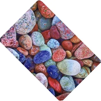 Rohožka Numberoplus Dveřní rohožka 40x60 cm - Mořské kamínky Barva: Oranžová