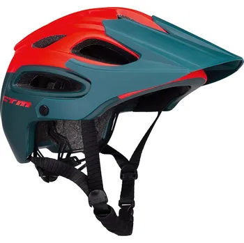 Cyklistická přilba helma CTM Draax - Red/Petrol Blue L (58-61cm)